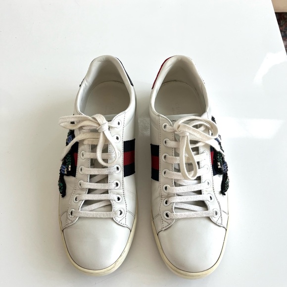 Gucci Ace Web Accent Sneakers with box and dust bags - Picture 9 of 11